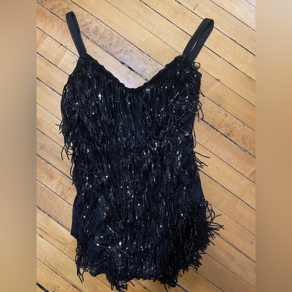 Fringe sequin mini dress - Picture 3 of 4